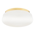 Argon 6142 - Plafondlamp OMBRA 3xE27/15W/230V gouden/wit