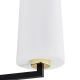 Argon 6143 - Hanglamp aan een paal CAMELOT PLUS 3xE27/15W/230V zwart/wit/goud