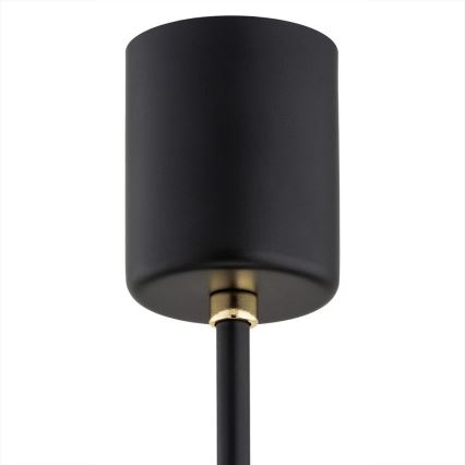 Argon 6143 - Hanglamp aan een paal CAMELOT PLUS 3xE27/15W/230V zwart/wit/goud