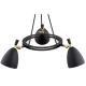 Argon 6149 - Hanglamp aan een paal CHARLOTTE 3xE27/15W/230V zwart/goud