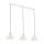 Argon 6173 - Hanglamp aan een koord ORTE 3xE27/15W/230V wit
