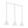 Argon 6173 - Hanglamp aan een koord ORTE 3xE27/15W/230V wit