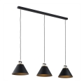 Argon 6174 - Hanglamp aan een koord ORTE 3xE27/15W/230V zwart