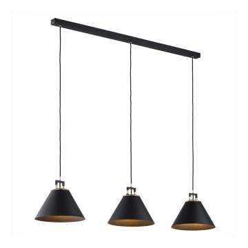 Argon 6174 - Hanglamp aan een koord ORTE 3xE27/15W/230V zwart