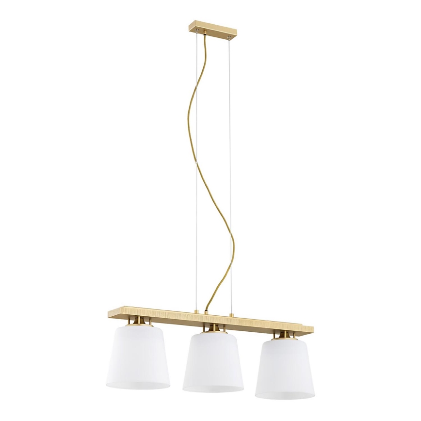 Argon 6250 - Hanglamp aan een koord ARDEN 3xE27/15W/230V goud
