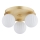 Argon 6305 - Plafondlamp PALOMA 3xE14/7W/230V goud/wit