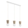 Argon 6357 - Badkamerkroonluchter aan kabel VOLANTE 3xG9/6W/230V IP44 beige