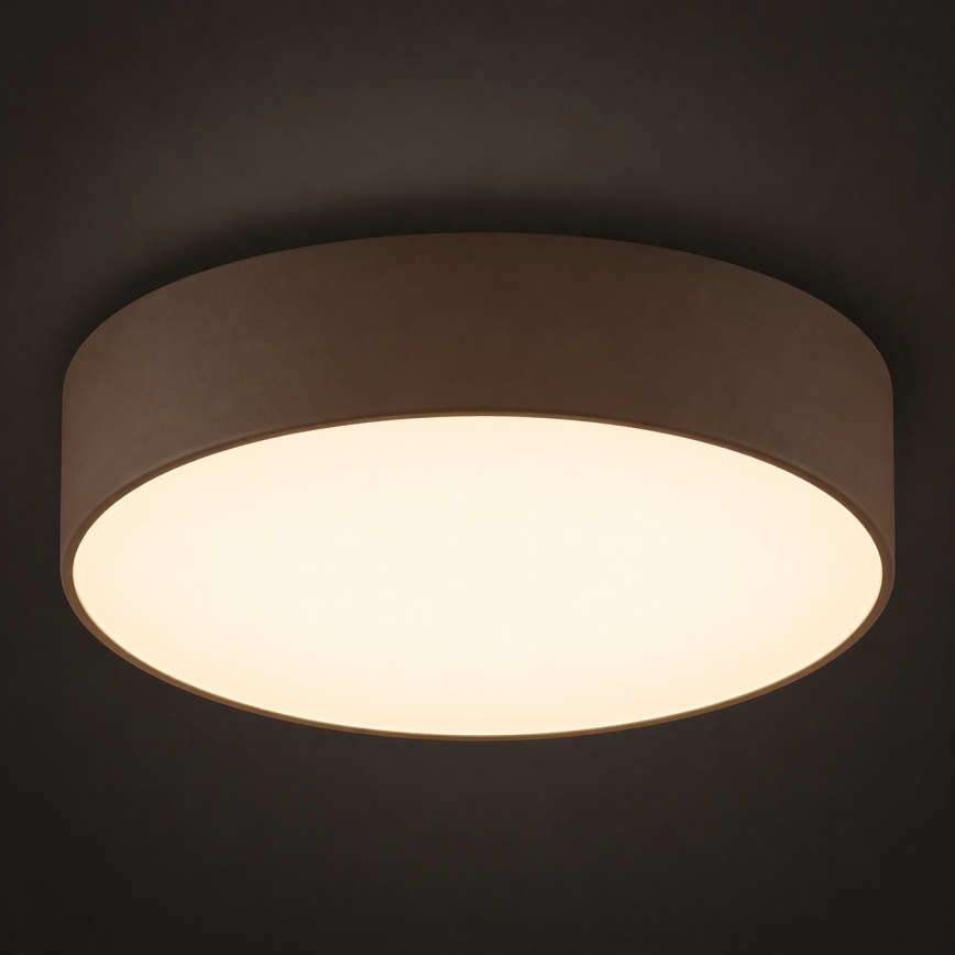 Argon 6364 - Plafondlamp DARLINGOS 3xE27/15W/230V Ø 45 cm bruin