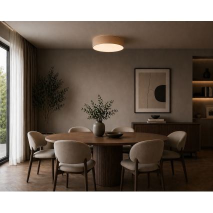 Argon 6365 - Plafondlamp DARLINGOS 3xE27/15W/230V Ø 45 cm beige