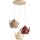 Argon 6366 - Hanglamp met kabelophanging KAMAL 3xGU10/5W/230V