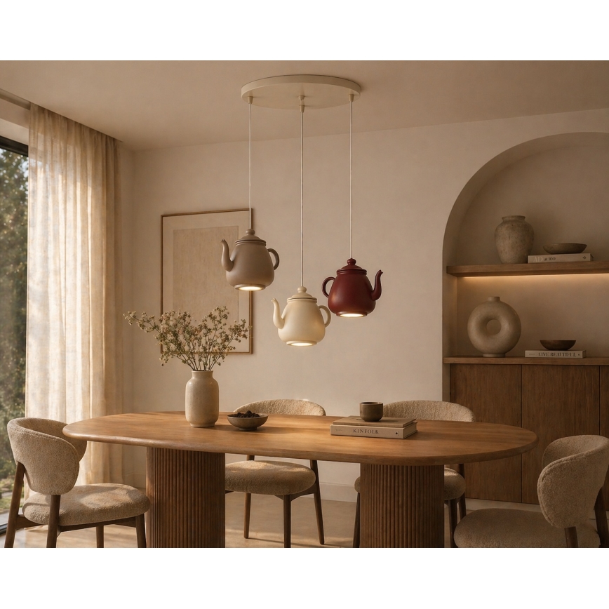 Argon 6366 - Hanglamp met kabelophanging KAMAL 3xGU10/5W/230V