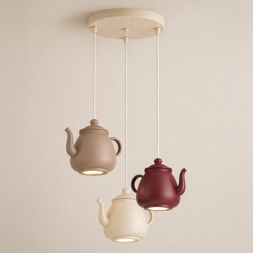 Argon 6366 - Hanglamp met kabelophanging KAMAL 3xGU10/5W/230V