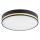 Argon 7040 - Plafondlamp AMORE 2xE27/15W/230V diameter 25 cm zwart/gouden