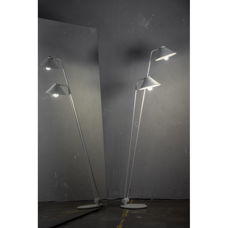 Argon 7075 - Staande Lamp GABIAN 2xE27/15W/230V zwart