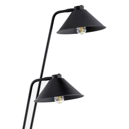 Argon 7075 - Staande Lamp GABIAN 2xE27/15W/230V zwart