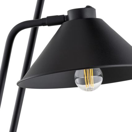 Argon 7075 - Staande Lamp GABIAN 2xE27/15W/230V zwart