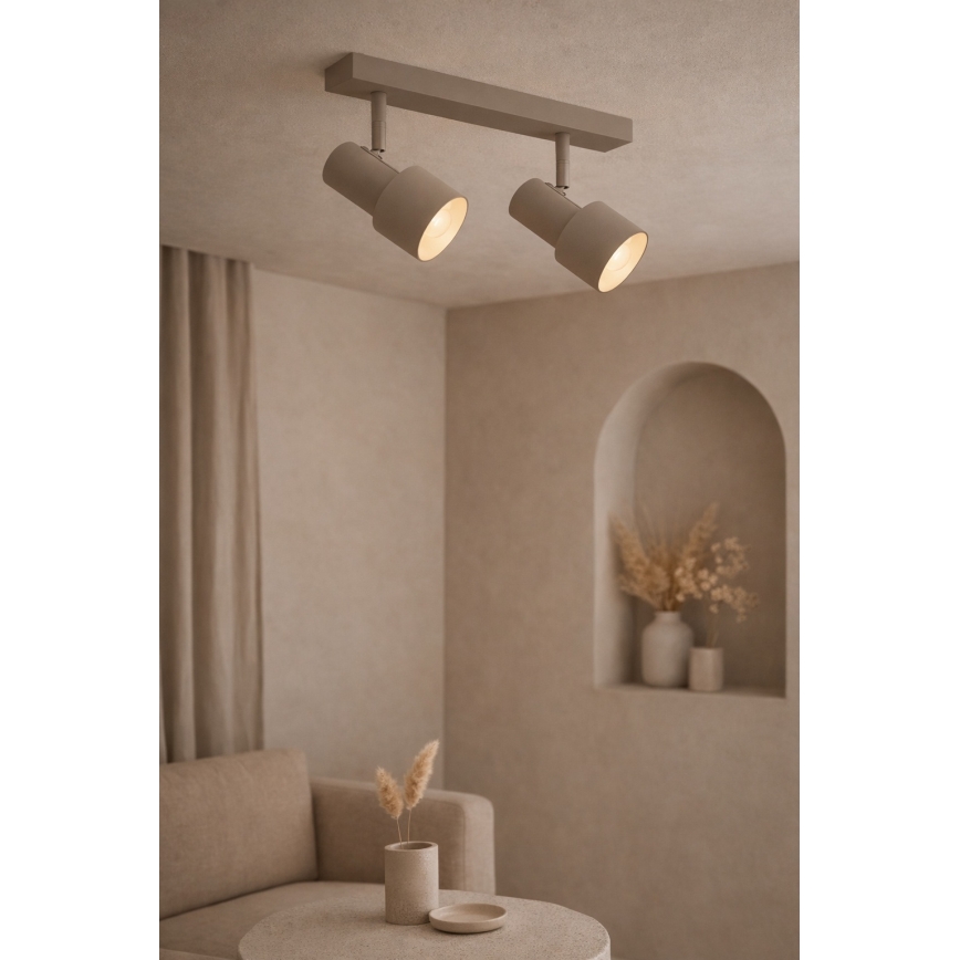 Argon 7294 - Spotlamp DOR 2xE27/15W/230V beige