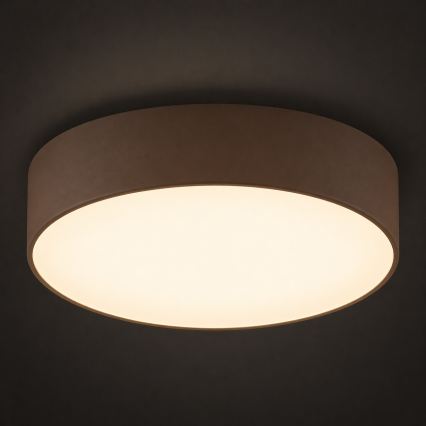 Argon 7295 - Plafondlamp DARLINGOS 2xE27/15W/230V Ø 25 cm bruin