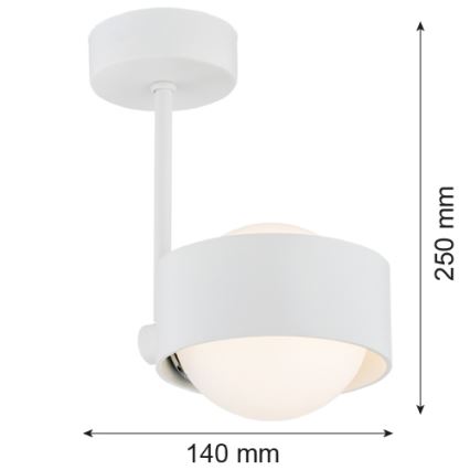 Argon 8058 - Hanglamp aan een paal MASSIMO PLUS 1xG9/6W/230V wit