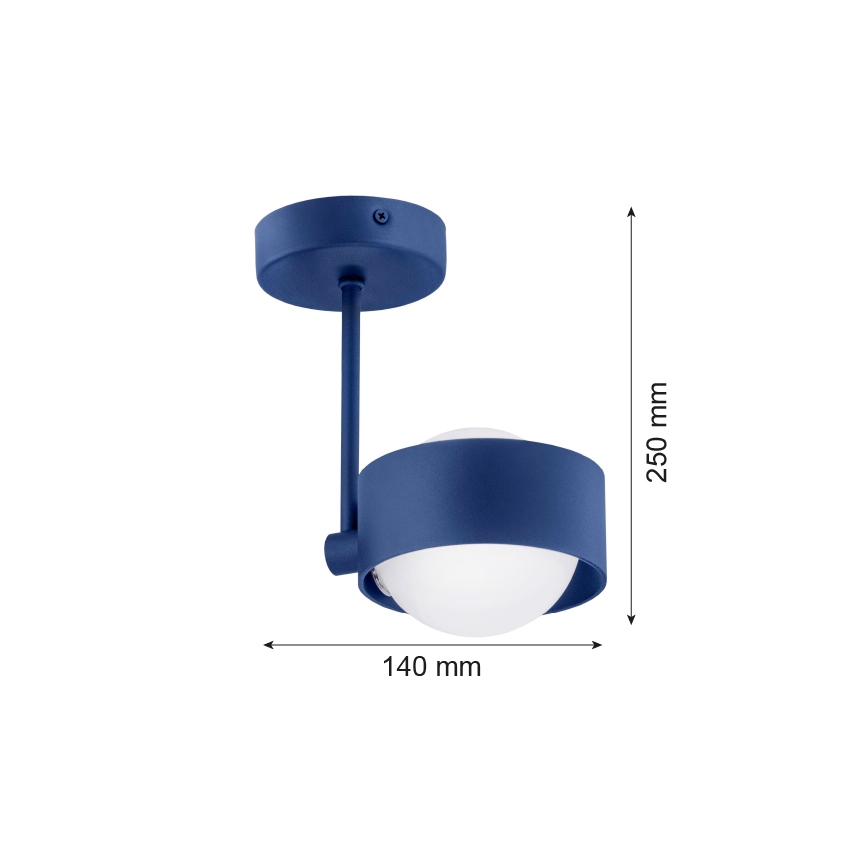 Argon 8062 - Hanglamp aan een paal MASSIMO PLUS 1xG9/6W/230V blauw
