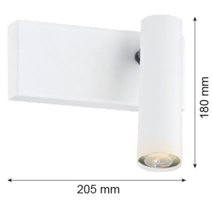 Argon 8064 - Wandspot ETNA 1xG9/6W/230V wit
