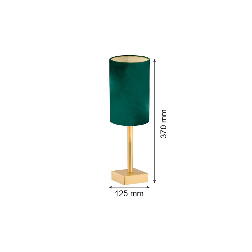 Argon 8108 - Tafellamp ABRUZZO 1xE14/7W/230V messing/groen