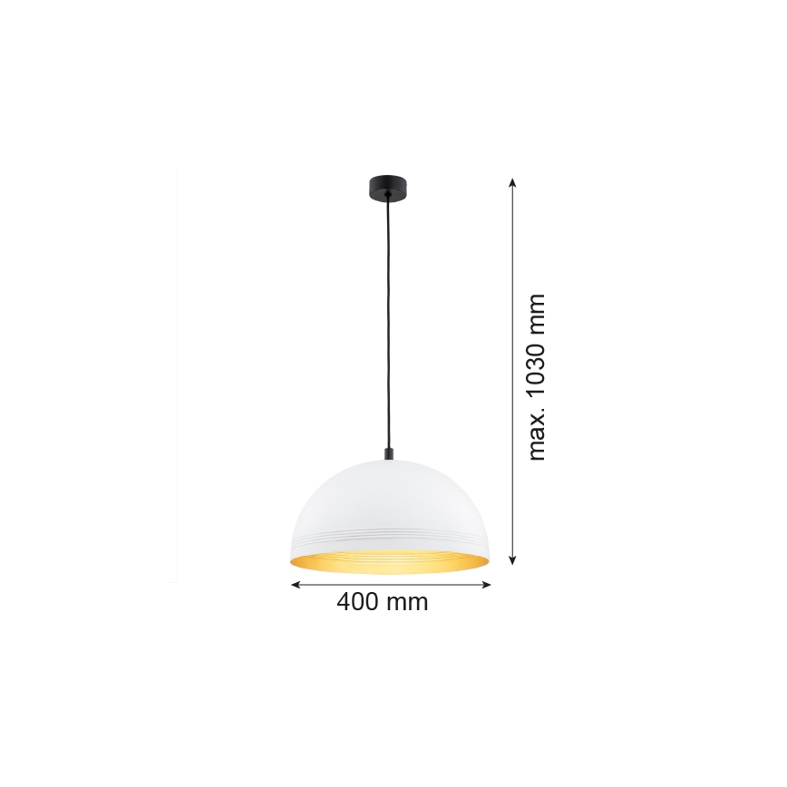 Argon 8241 - Hanglamp aan een koord BONITA 1xE27/15W/230V wit