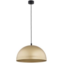 Argon 8245 - Hanglamp aan een koord BONITA 1xE27/15W/230V goud