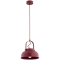 Argon 8286 - Hanglamp aan een koord DAKOTA 1xE27/15W/230V rood