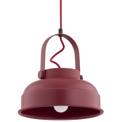 Argon 8286 - Hanglamp aan een koord DAKOTA 1xE27/15W/230V rood