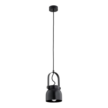 Argon 8291 - Hanglamp aan een koord LOGAN 1xE27/15W/230V diameter 14 cm zwart