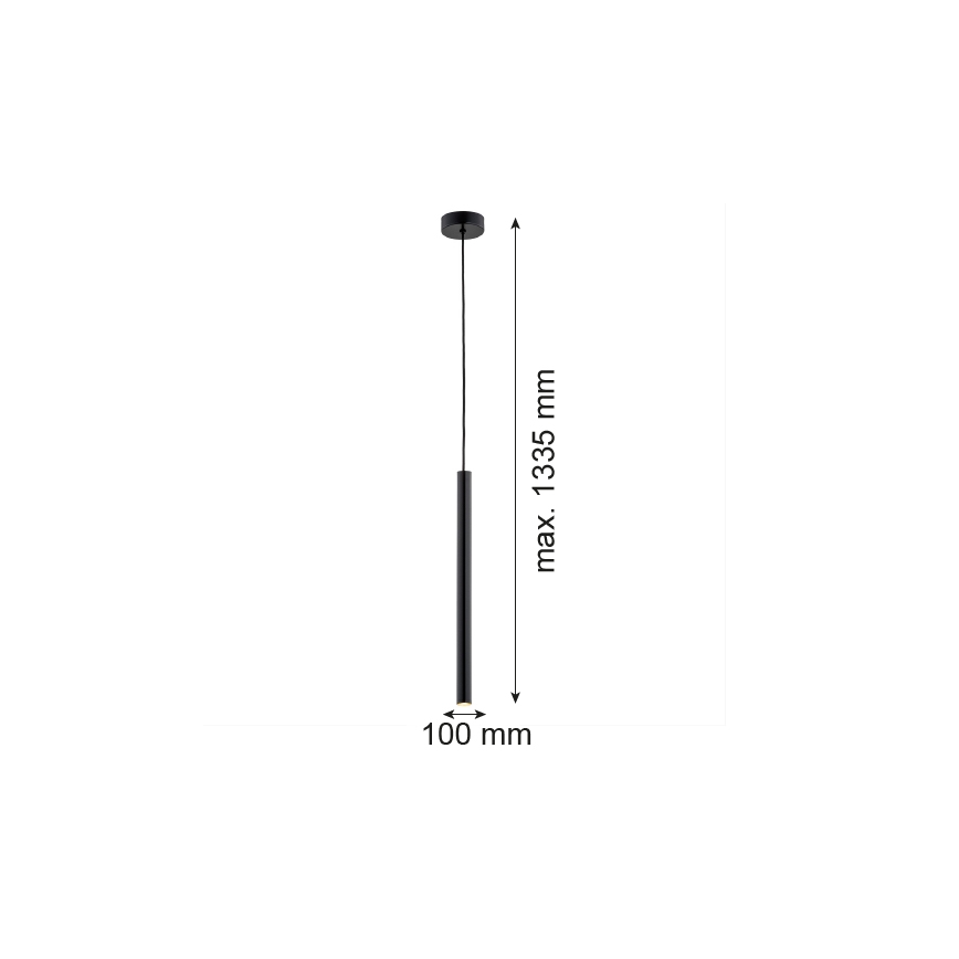 Argon 8329 - LED Hanglamp aan een koord RIO LED/4,2W/230V 3000K zwart