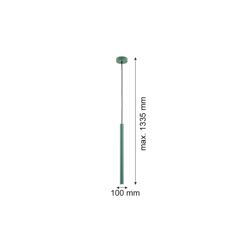 Argon 8333 - LED Hanglamp aan een koord RIO LED/4,2W/230V 3000K groen