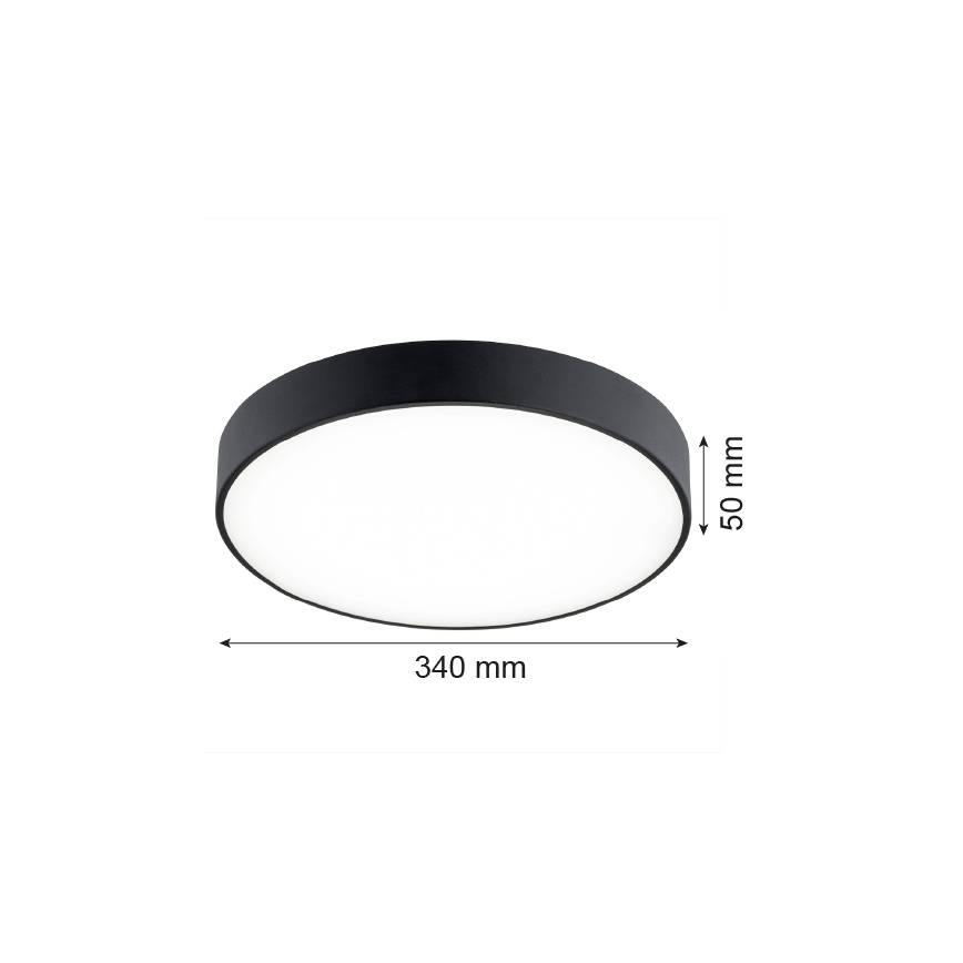 Argon 8348 - LED plafondlamp TIAMO LED/22W/230V 4000K zwart