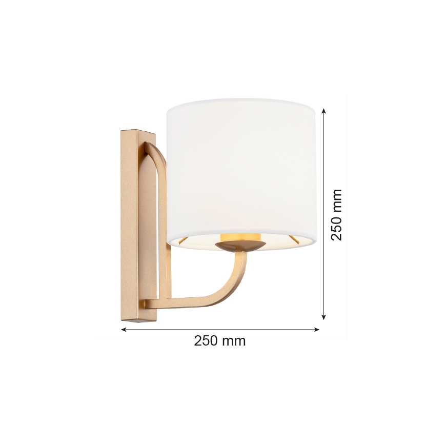 Argon 8356 - Wandlamp MARANELLO 1xE27/15W/230V