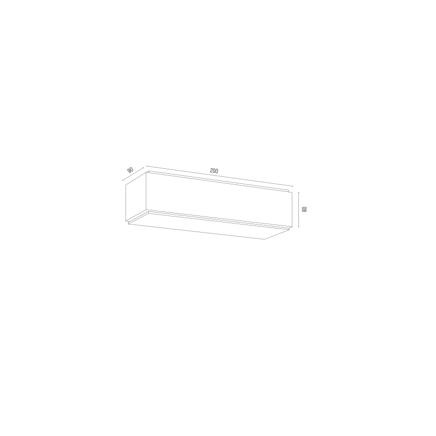 Argon 8365 - Wandlamp CARLSON 1xE27/15W/230V 20 cm zwart