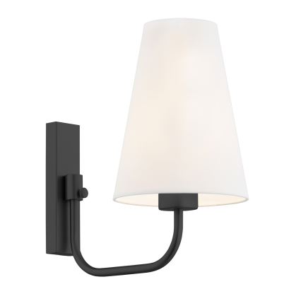 Argon 8376 - Wandlamp SAFIANO 1xE27/15W/230V zwart