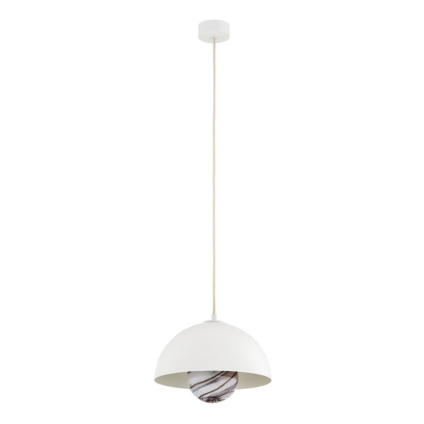 Argon 8443 - Hanglamp aan een koord PIAVA 1xE14/7W/230V albast wit