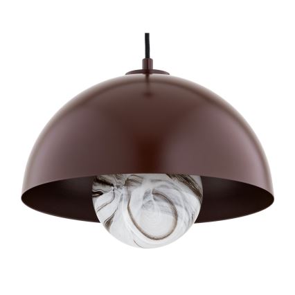 Argon 8444 - Hanglamp aan een koord PIAVA 1xE14/7W/230V albast bruin