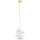 Argon 8447 - Hanglamp aan een koord ALMIROS 1xE27/15W/230V diameter 25 cm albast goud
