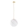 Argon 8448 - Hanglamp aan een koord ALMIROS 1xE27/15W/230V diameter 30 cm albast goud