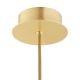 Argon 8448 - Hanglamp aan een koord ALMIROS 1xE27/15W/230V diameter 30 cm albast goud