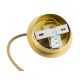 Argon 8450 - Hanglamp aan een koord ALMIROS 1xE14/7W/230V diameter 12 cm albast goud