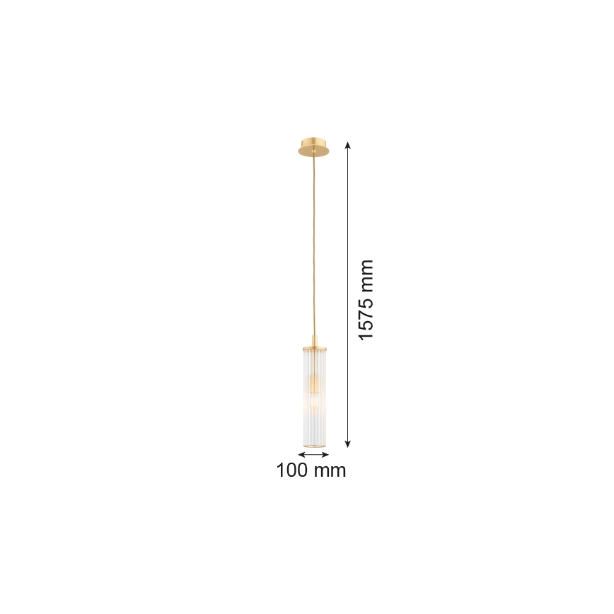 Argon 8489 - Hanglamp aan een koord HAMPTON 1xE14/7W/230V goud