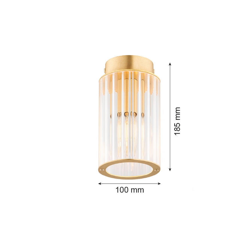 Argon 8501 - Plafondlamp HAMPTON 1xE14/7W/230V goud