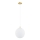 Argon 8507 - Hanglamp aan een koord PALOMA 1xE27/15W/230V diameter 25 cm goud/wit