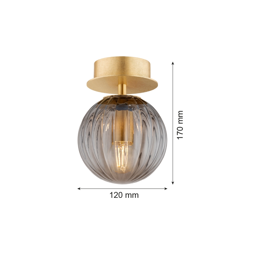 Argon 8510 - Wandlamp PALOMA 1xE14/7W/230V goud/zwart