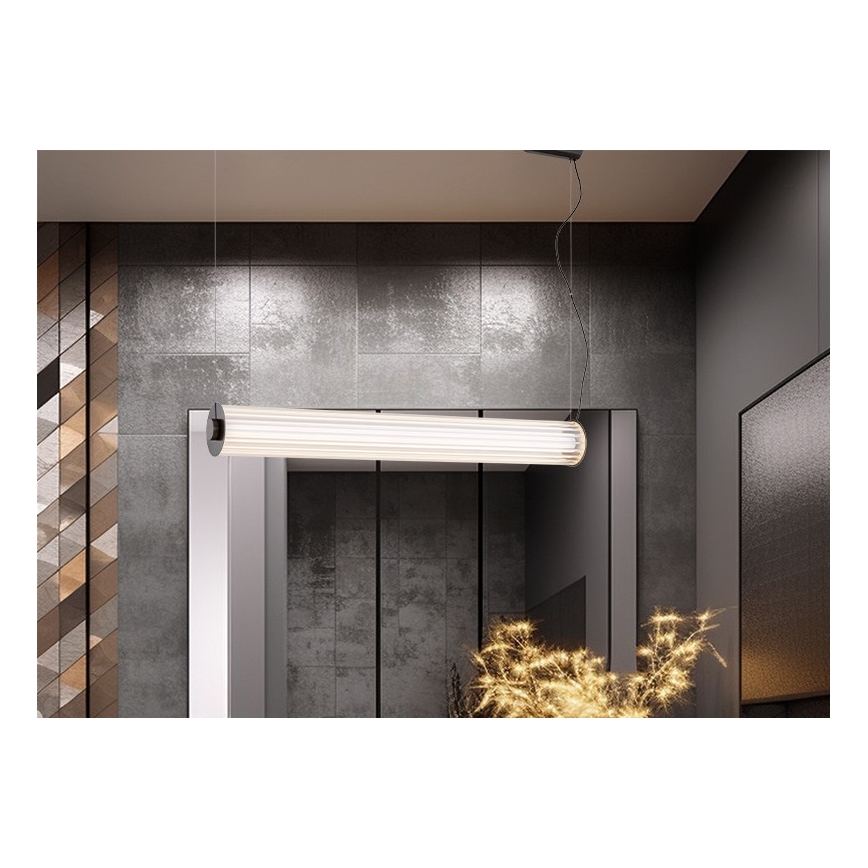 Argon 8625 - LED Hanglamp aan een koord HAMPTON LED/90W/230V 3000K 120 cm zwart