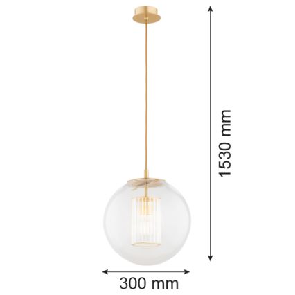 Argon 8626 - Hanglamp aan een koord HAMPTON 1xE27/15W/230V