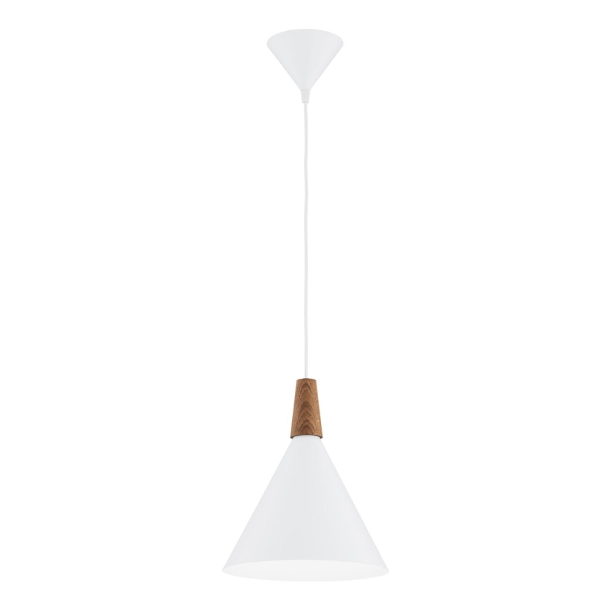 Argon 8630 - Hanglamp aan een koord KEGEL 1xE27/15W/230V wit